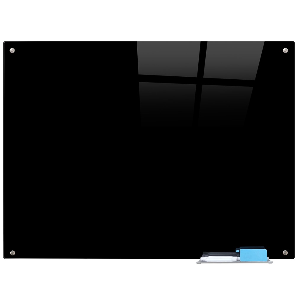 Frameless Black Glassboard