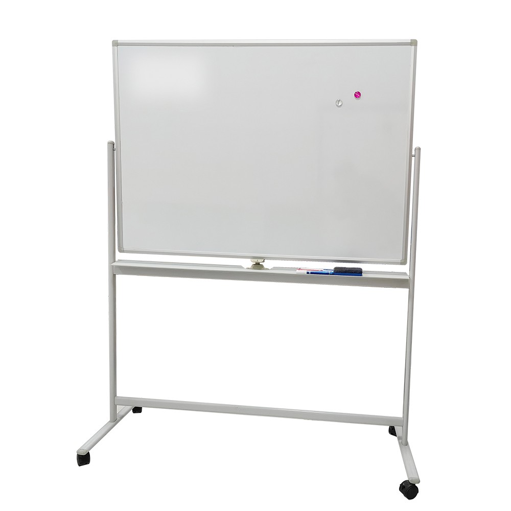 Mobile Pivoting Double Sided Whiteboard 
